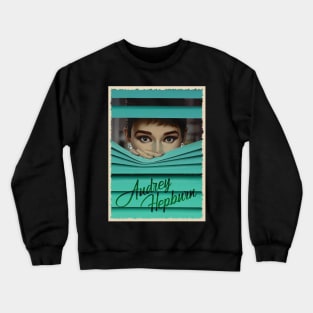 Funny Face Audrey Hepburn's Playful Charm T-Shirt Crewneck Sweatshirt